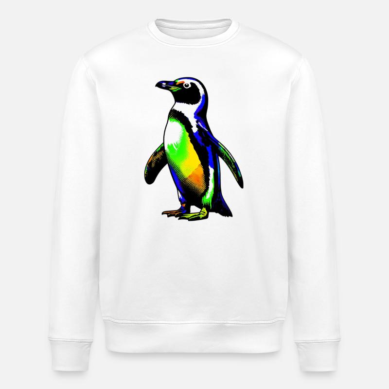 Penguin - Stanley/Stella ROLLER Unisex Organic Sweatshirt - white
