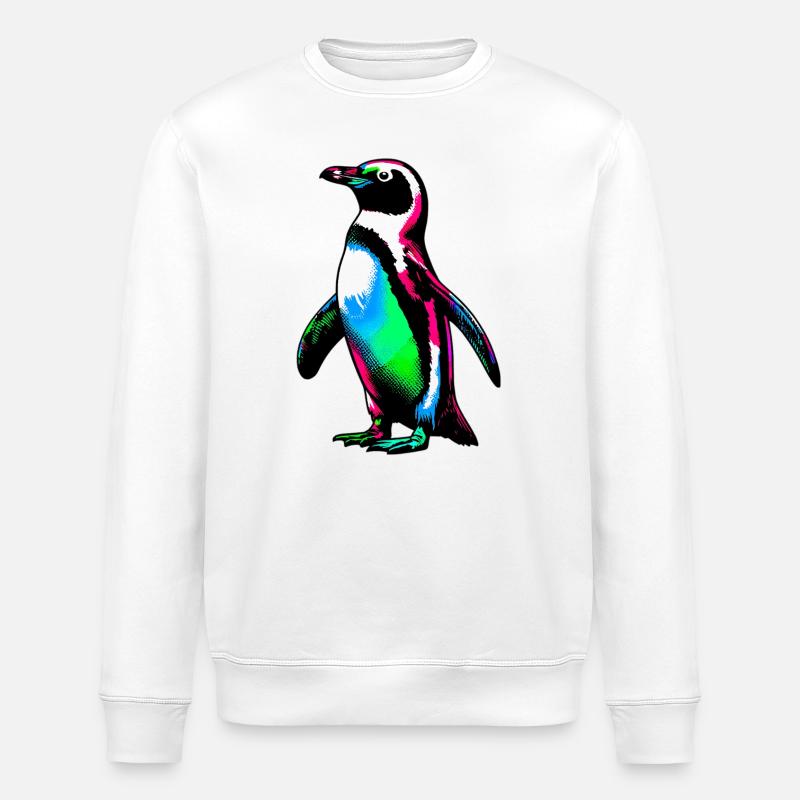 Penguin - Stanley/Stella ROLLER Unisex Organic Sweatshirt - white