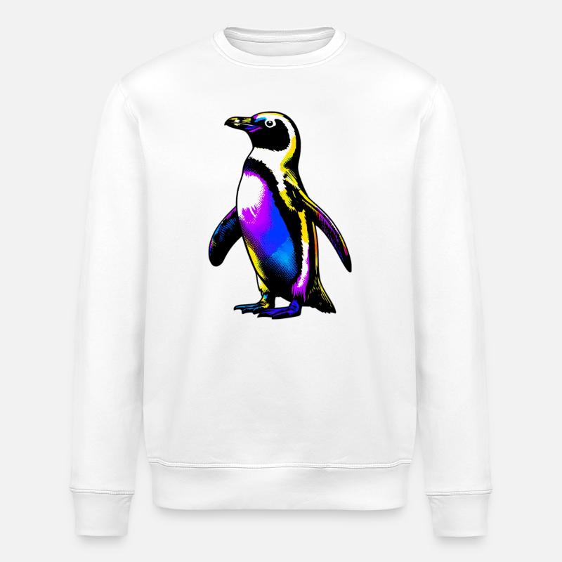 Penguin - Stanley/Stella ROLLER Unisex Organic Sweatshirt - white