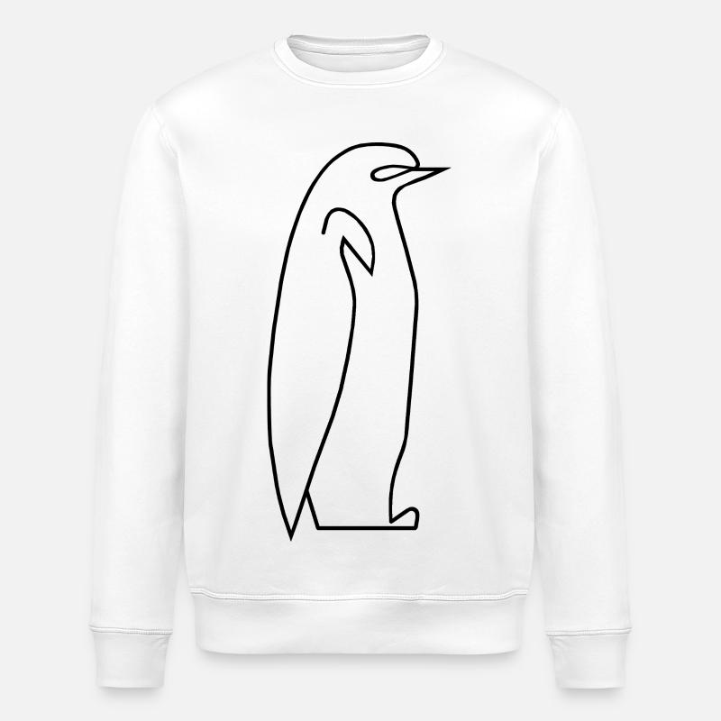 Pinguin - Stanley/Stella Unisex Bio-Sweatshirt ROLLER - Weiß