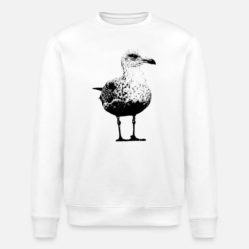 Möwe - Stanley/Stella Unisex Bio-Sweatshirt ROLLER - Weiß