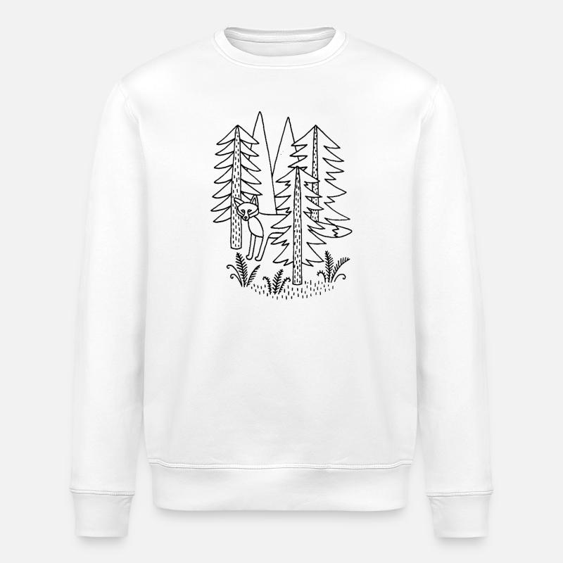 Foxi - Stanley/Stella Unisex Bio-Sweatshirt ROLLER - Weiß