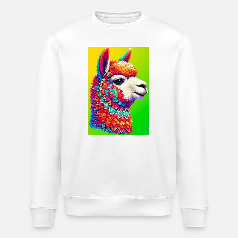 Alpaka - Stanley/Stella Unisex Bio-Sweatshirt ROLLER - Weiß