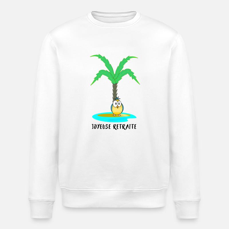 RUHESTAND. RUHESTAND. PENSIONIERT. RUHESTAND - Stanley/Stella Unisex Bio-Sweatshirt ROLLER - Weiß