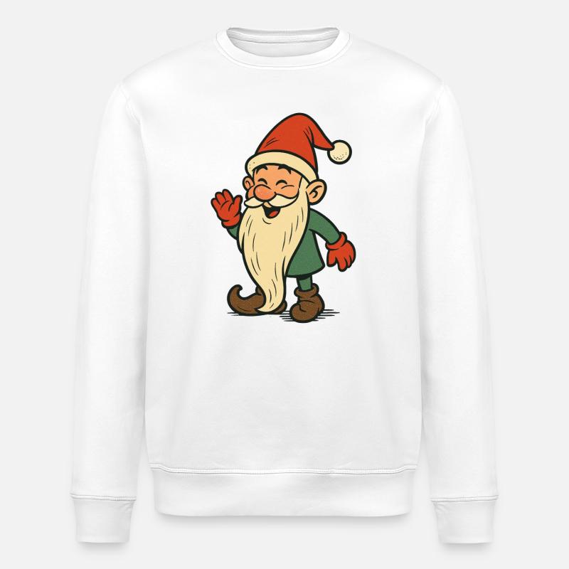 Lutin de Noël - Joyeux Noël  - Sweat bio ROLLER Stanley/Stella Unisexe - blanc