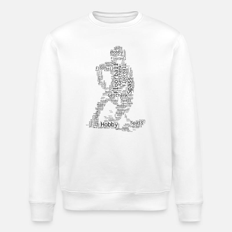 Message clair sur floorball - Sweat bio ROLLER Stanley/Stella Unisexe - blanc