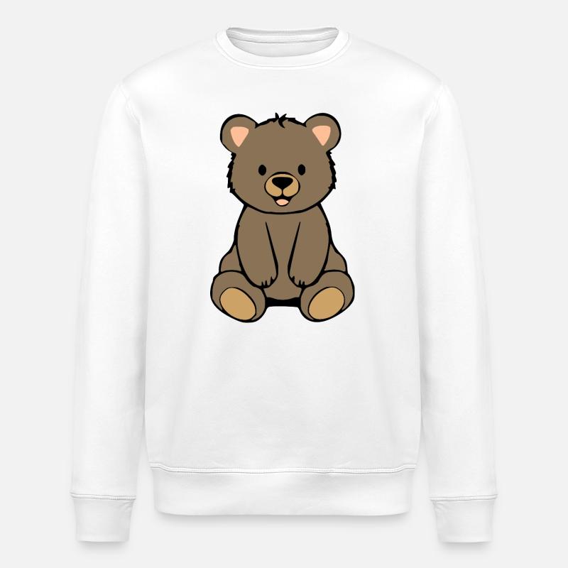 Ours Ours - Sweat bio ROLLER Stanley/Stella Unisexe - blanc