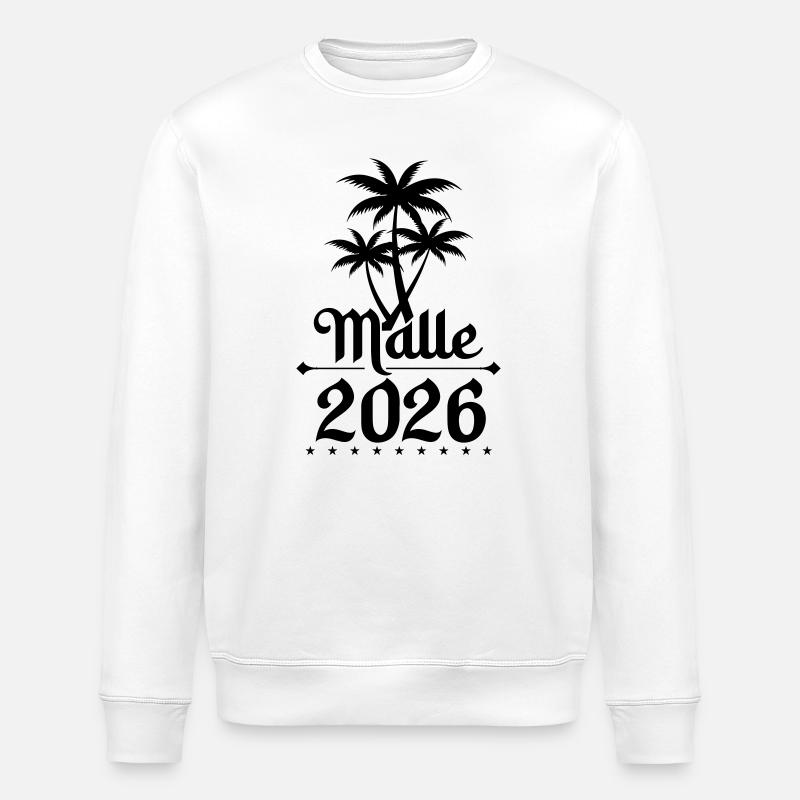 Malle 2026 - Stanley/Stella Unisex Bio-Sweatshirt ROLLER - Weiß