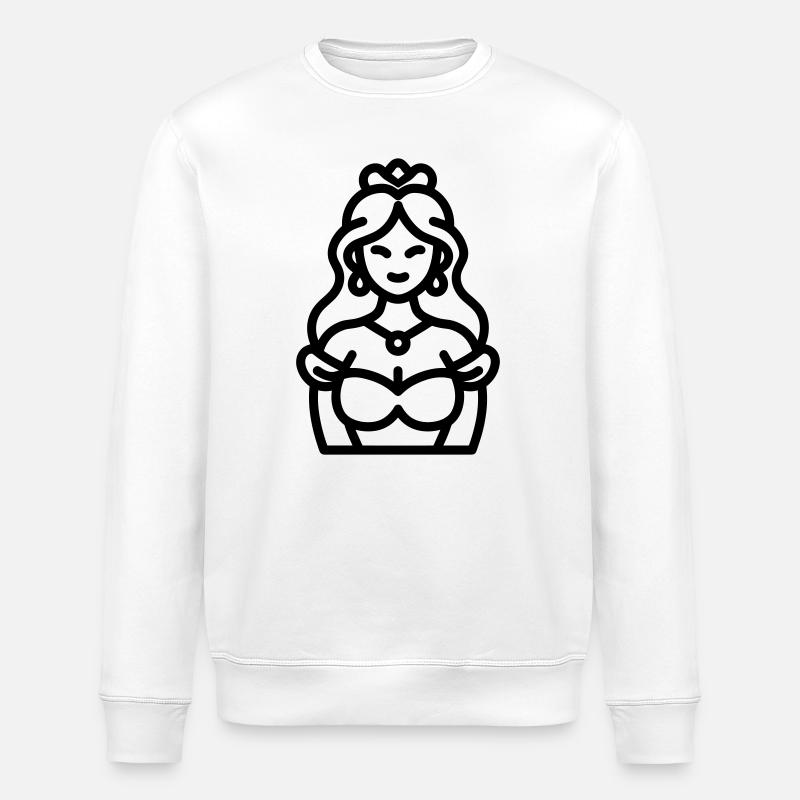 princesse - Sweat bio ROLLER Stanley/Stella Unisexe - blanc