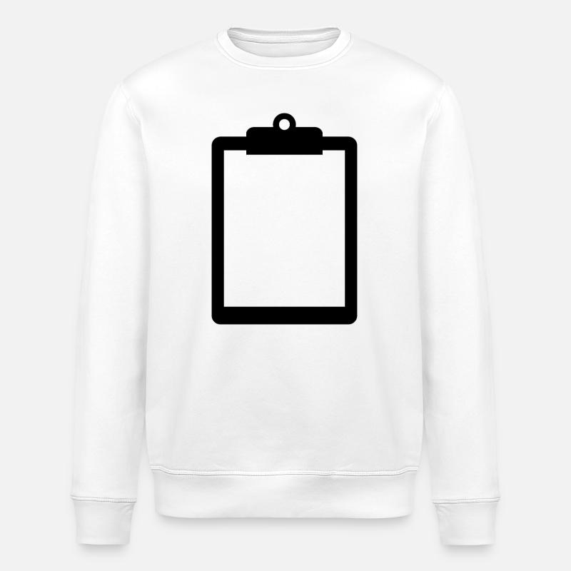 Presse-papiers - Sweat bio ROLLER Stanley/Stella Unisexe - blanc