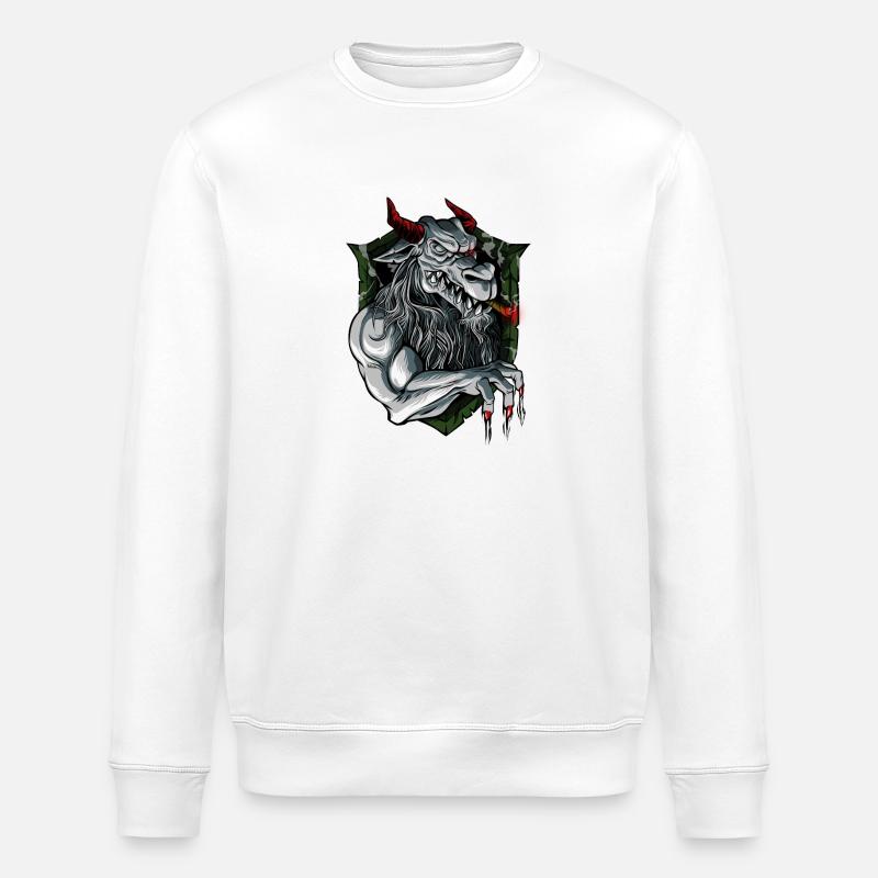 Modern Styrian panther - Stanley/Stella ROLLER Unisex Organic Sweatshirt - white