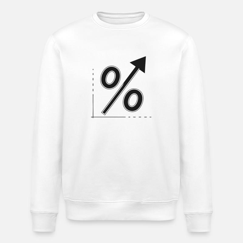 WAHRER WERT - Stanley/Stella Unisex Bio-Sweatshirt ROLLER - Weiß