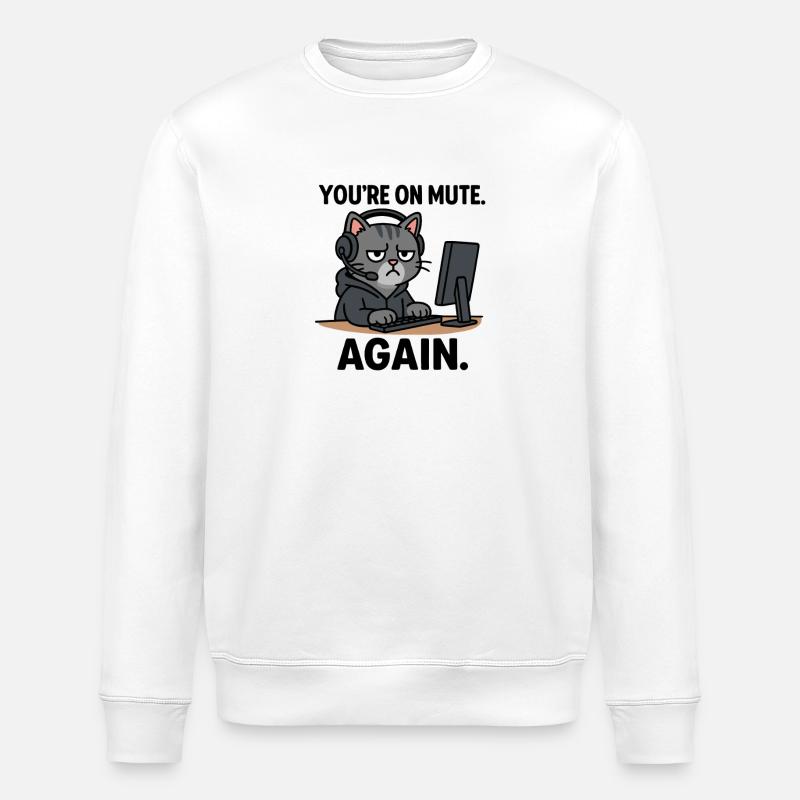 Bureau à domicile - Sweat bio ROLLER Stanley/Stella Unisexe - blanc