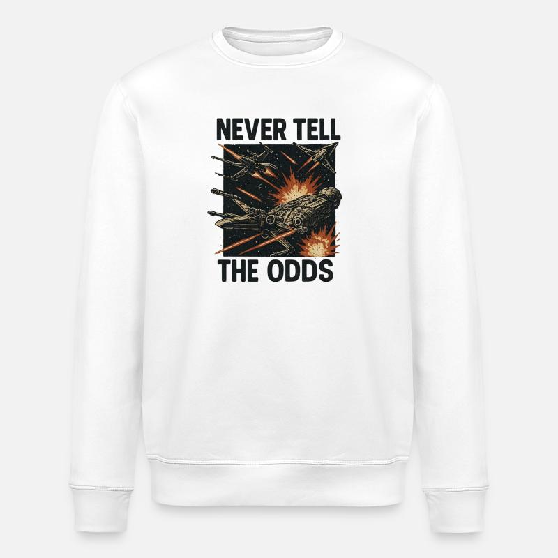 Kampf der Galaxien - Stanley/Stella Unisex Bio-Sweatshirt ROLLER - Weiß
