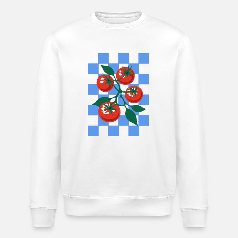 Tomaten und sommer - Stanley/Stella Unisex Bio-Sweatshirt ROLLER - Weiß