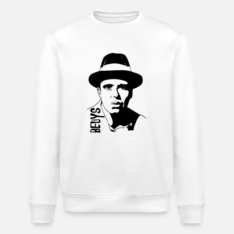 Joseph Beuys - Stanley/Stella ROLLER Unisex Organic Sweatshirt - white