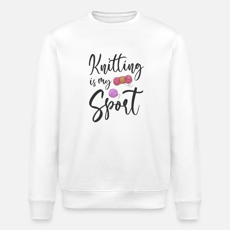 Tricoteuse - Sweat bio ROLLER Stanley/Stella Unisexe - blanc