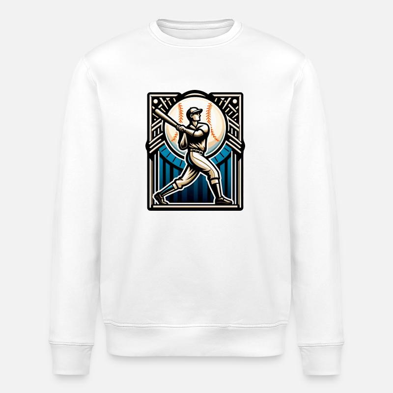 Baseball - Stanley/Stella Unisex Bio-Sweatshirt ROLLER - Weiß