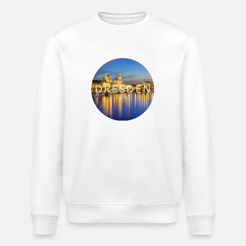 Dresden - Stanley/Stella Unisex Bio-Sweatshirt ROLLER - Weiß