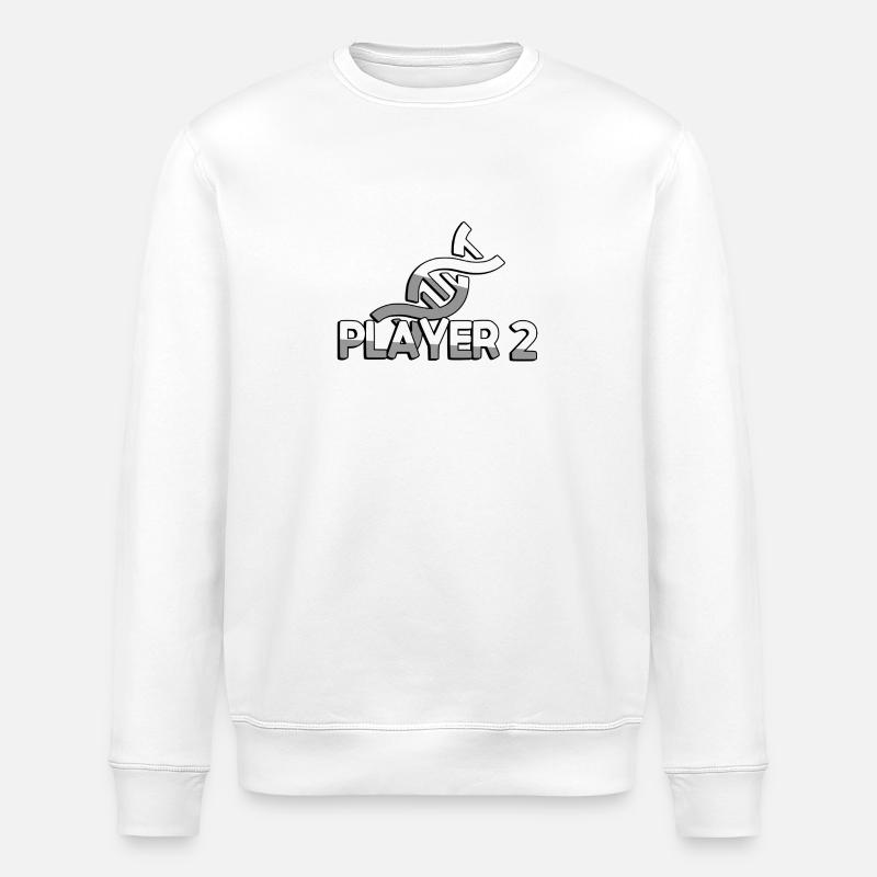 PLAYER 2 + DNA - Gaming - Stanley/Stella Unisex Bio-Sweatshirt ROLLER - Weiß