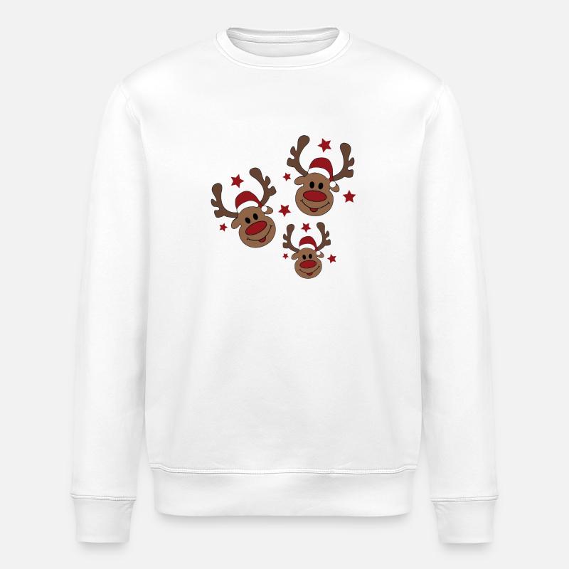 Noël - Sweat bio ROLLER Stanley/Stella Unisexe - blanc