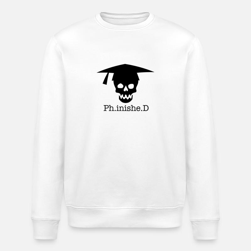 Ph.D. - Stanley/Stella Unisex Bio-Sweatshirt ROLLER - Weiß