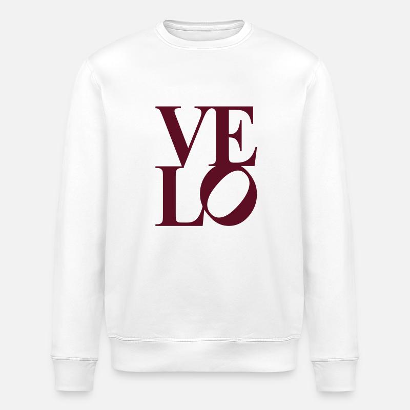 velo - love - Stanley/Stella Unisex Bio-Sweatshirt ROLLER - Weiß