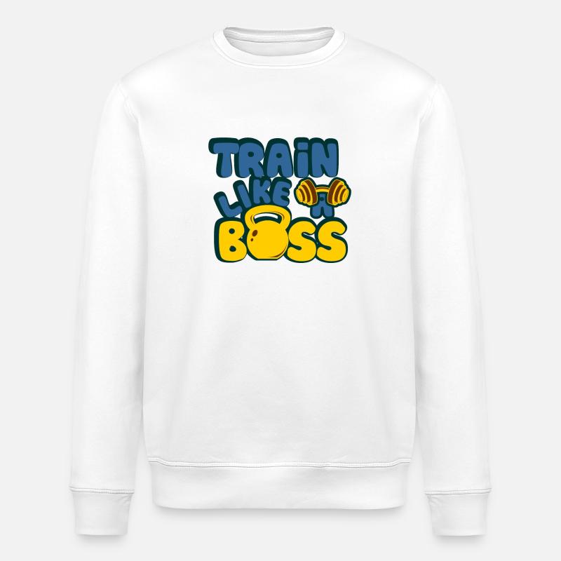 shirt fun pour sportifs - Sweat bio ROLLER Stanley/Stella Unisexe - blanc