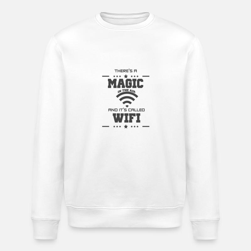 Nerd - Stanley/Stella Unisex Bio-Sweatshirt ROLLER - Weiß