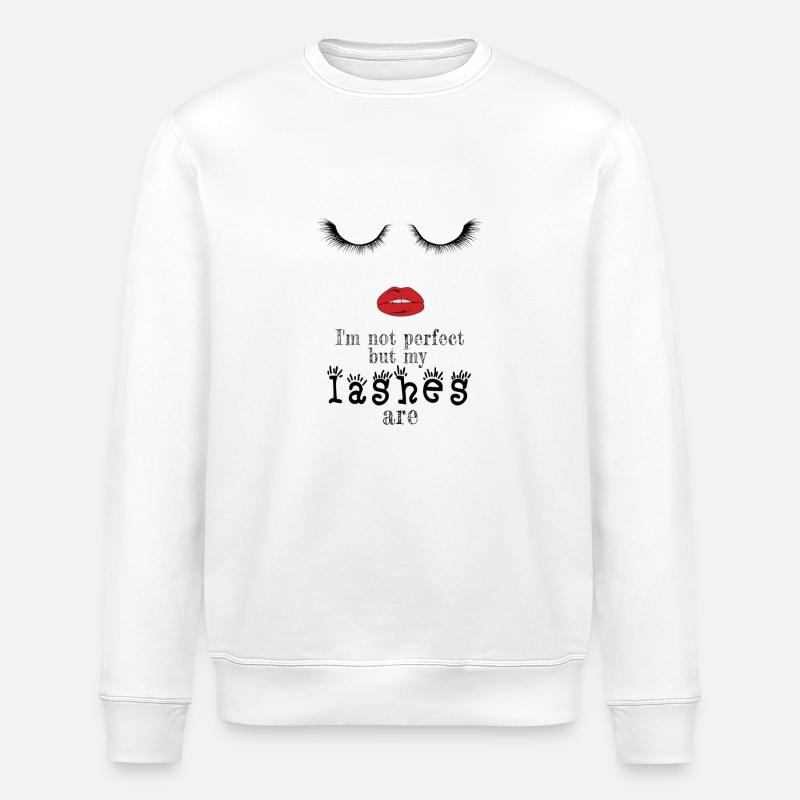 Cils parfaits - Sweat bio ROLLER Stanley/Stella Unisexe - blanc