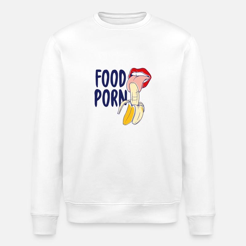 Alimentaire de cadeau de banane - Sweat bio ROLLER Stanley/Stella Unisexe - blanc