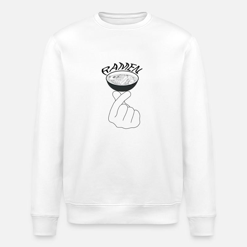 Ramen lover - Stanley/Stella ROLLER Unisex Organic Sweatshirt - white