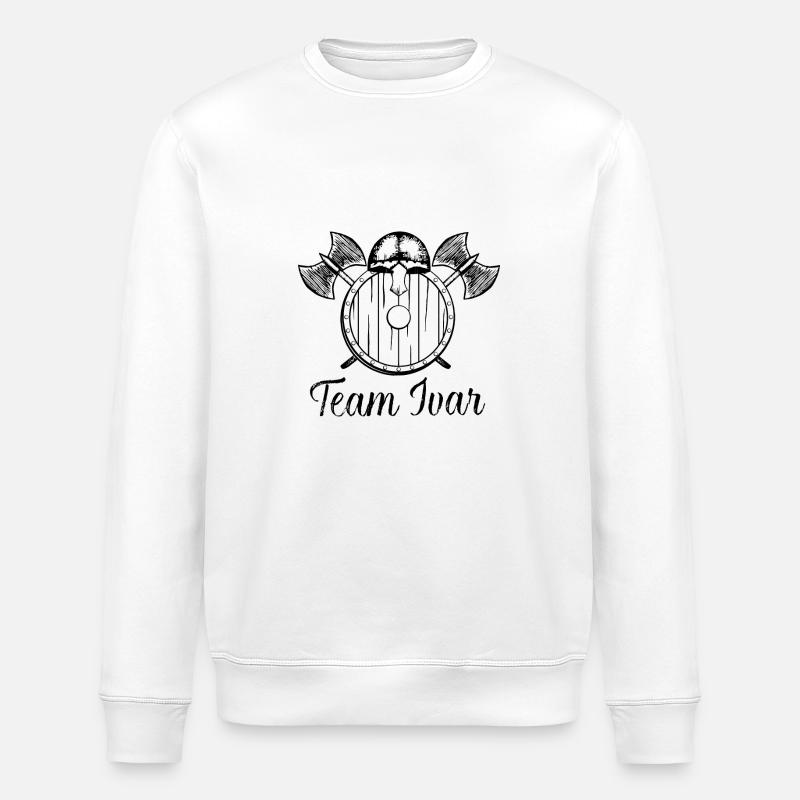 team ivar - Stanley/Stella ROLLER Unisex Organic Sweatshirt - white