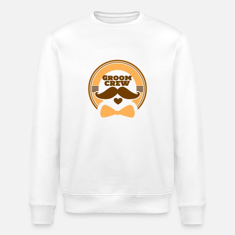 Juggesellenabschied Crew - Stanley/Stella Unisex Bio-Sweatshirt ROLLER - Weiß