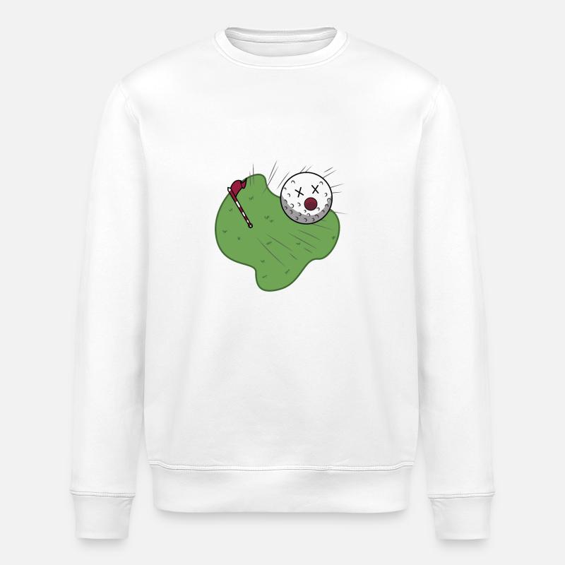 Golf - Balle de golf Trou-en-un - Sweat bio ROLLER Stanley/Stella Unisexe - blanc