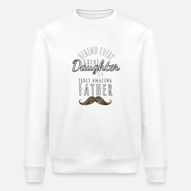 Conception de père et fille - Sweat bio ROLLER Stanley/Stella Unisexe - blanc