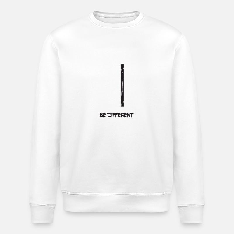 Etre différent - Sweat bio ROLLER Stanley/Stella Unisexe - blanc