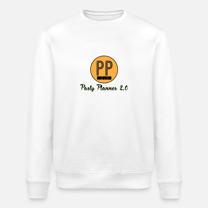 PARTY PLANNER 2 0 - Stanley/Stella ROLLER Unisex Organic Sweatshirt - white