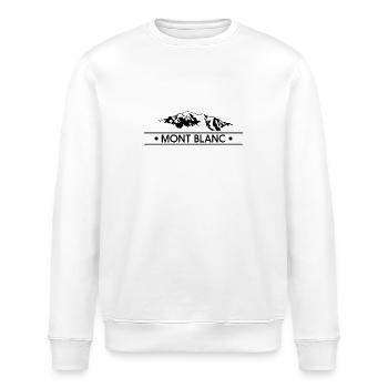 mont blanc - Stanley/Stella Unisex Bio-Sweatshirt ROLLER - Weiß - Vorne - Nik (191cm)
