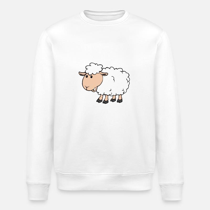 Kleines Schaaf - Stanley/Stella Unisex Bio-Sweatshirt ROLLER - Weiß