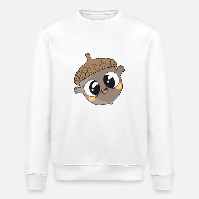 Nut - Sweat bio ROLLER Stanley/Stella Unisexe - blanc