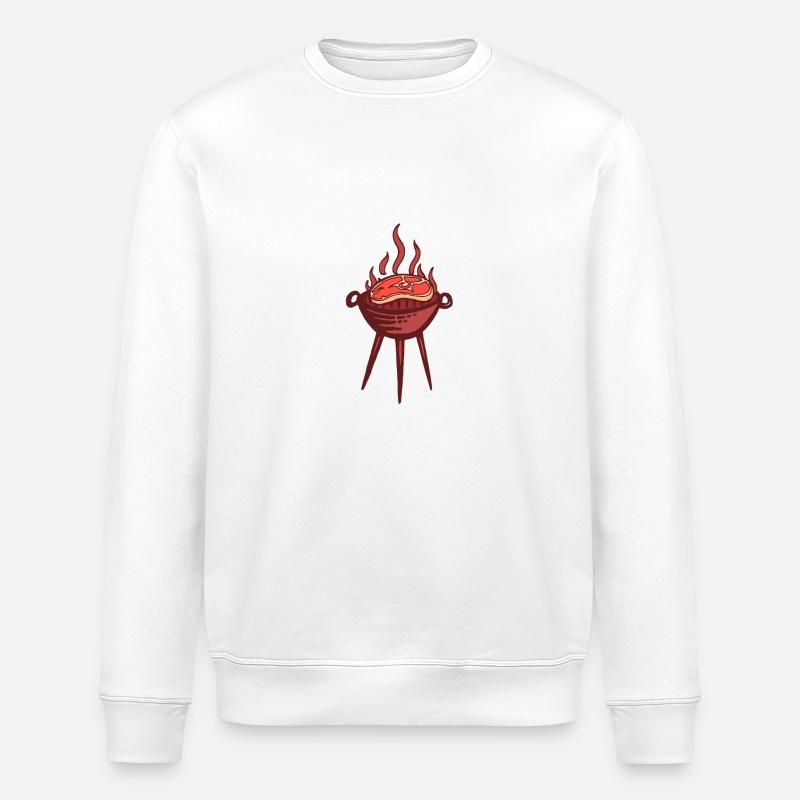 Grillen - Stanley/Stella Unisex Bio-Sweatshirt ROLLER - Weiß