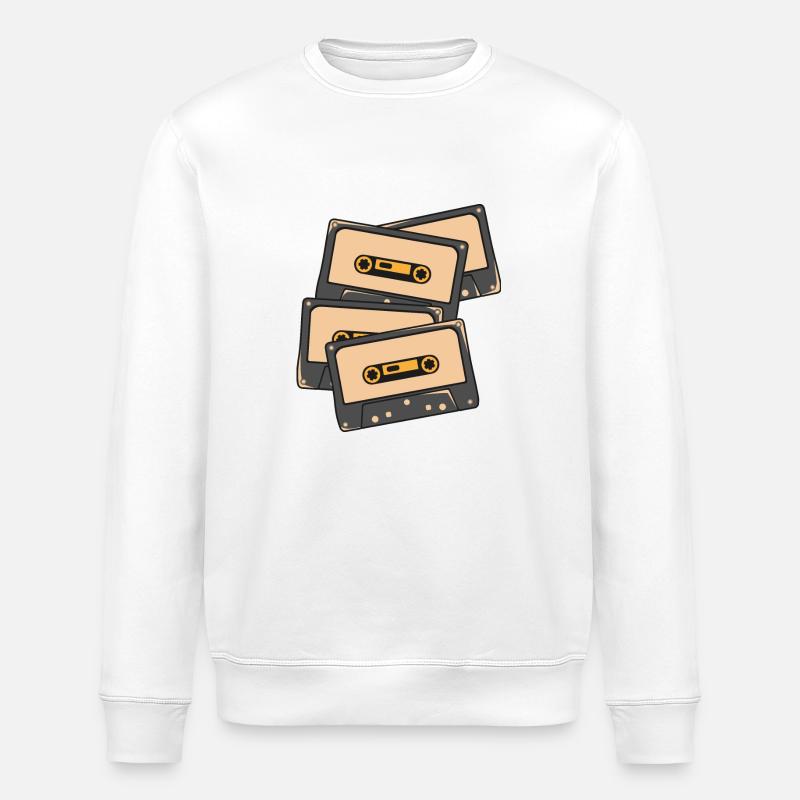 AudioTape - Stanley/Stella Unisex Bio-Sweatshirt ROLLER - Weiß