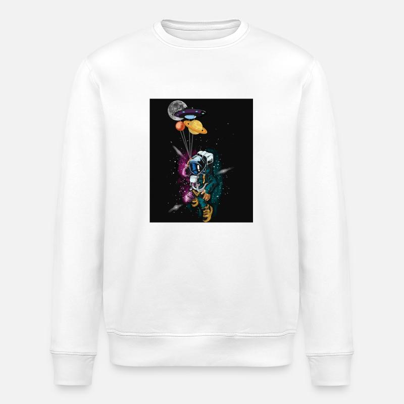 Astronaute spatial - Sweat bio ROLLER Stanley/Stella Unisexe - blanc