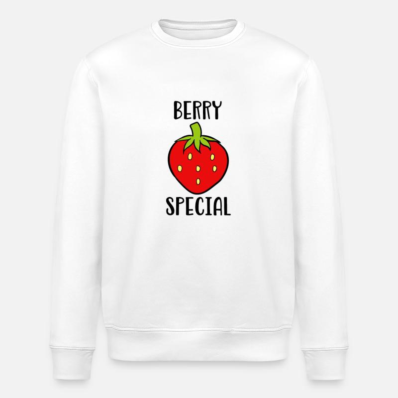 Spécial Berry - Sweat bio ROLLER Stanley/Stella Unisexe - blanc