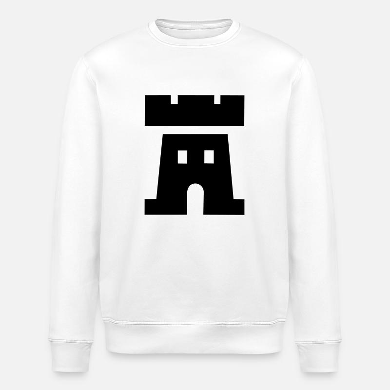 Siebenbürger Burg - Stanley/Stella Unisex Bio-Sweatshirt ROLLER - Weiß