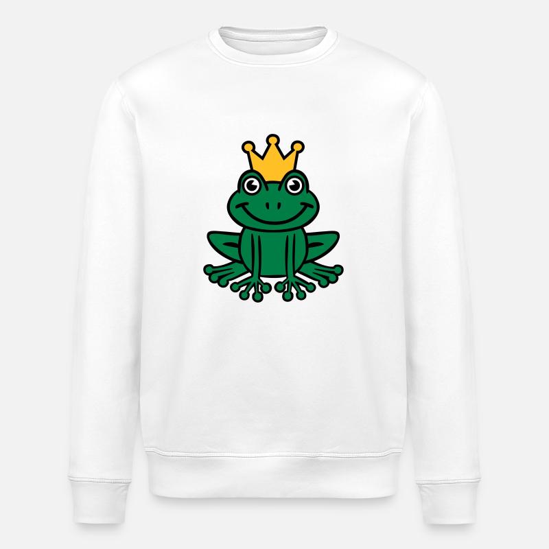 Frosch - Stanley/Stella Unisex Bio-Sweatshirt ROLLER - Weiß