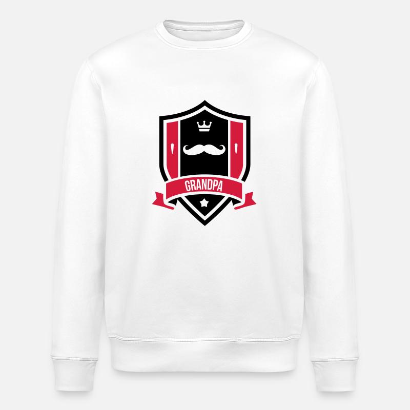 Grandpa - Stanley/Stella Unisex Bio-Sweatshirt ROLLER - Weiß