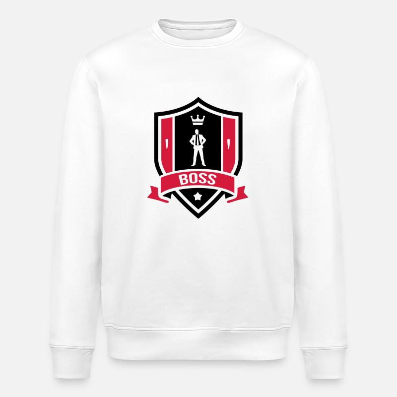 Boss - Stanley/Stella Unisex Bio-Sweatshirt ROLLER - Weiß