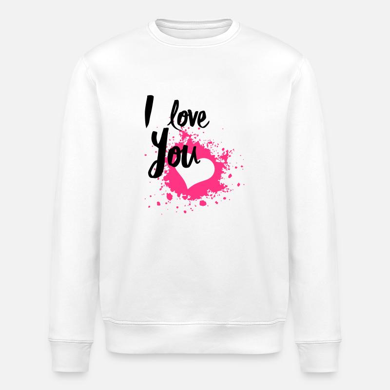 I Love You - Sweat bio ROLLER Stanley/Stella Unisexe - blanc